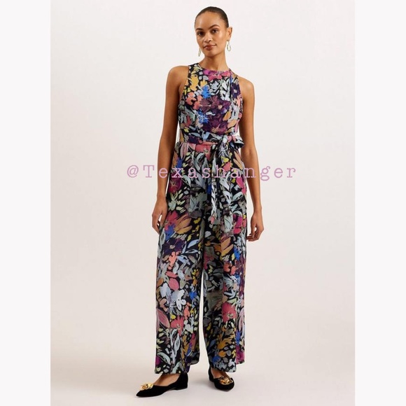 NWT Ted Baker Orta Jumpsuit Size 14 Black - Picture 6 of 15
